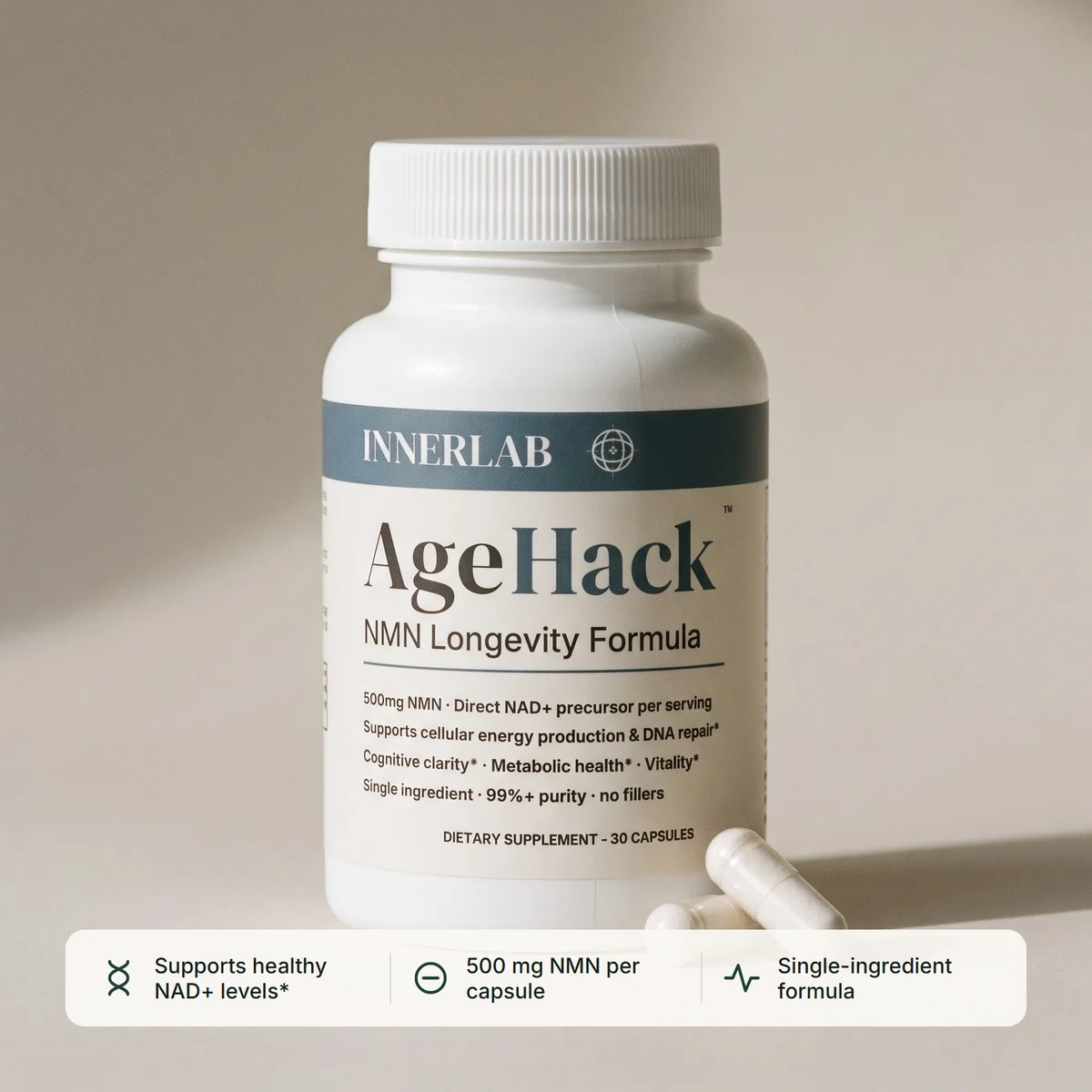 AgeHack NMN Longevity Formula