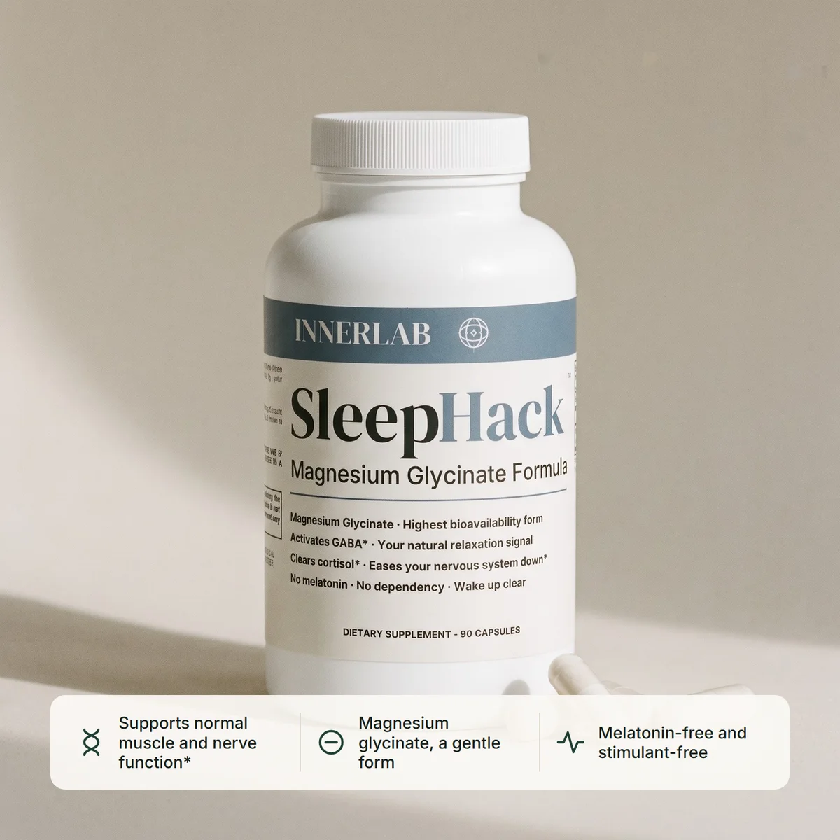 SleepHack Magnesium Glycinate Formula